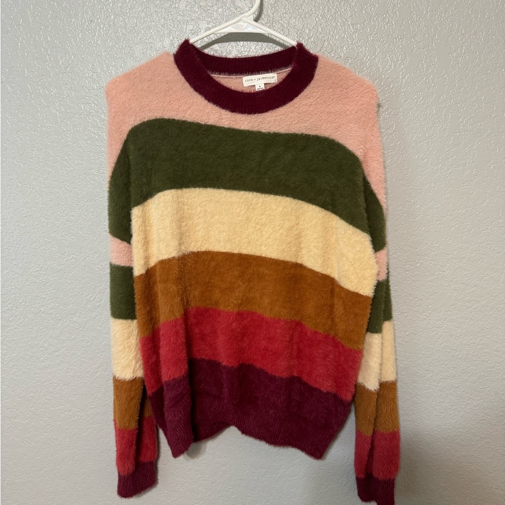 Multicolored Striped Sweater Coco + Jaimeson Small